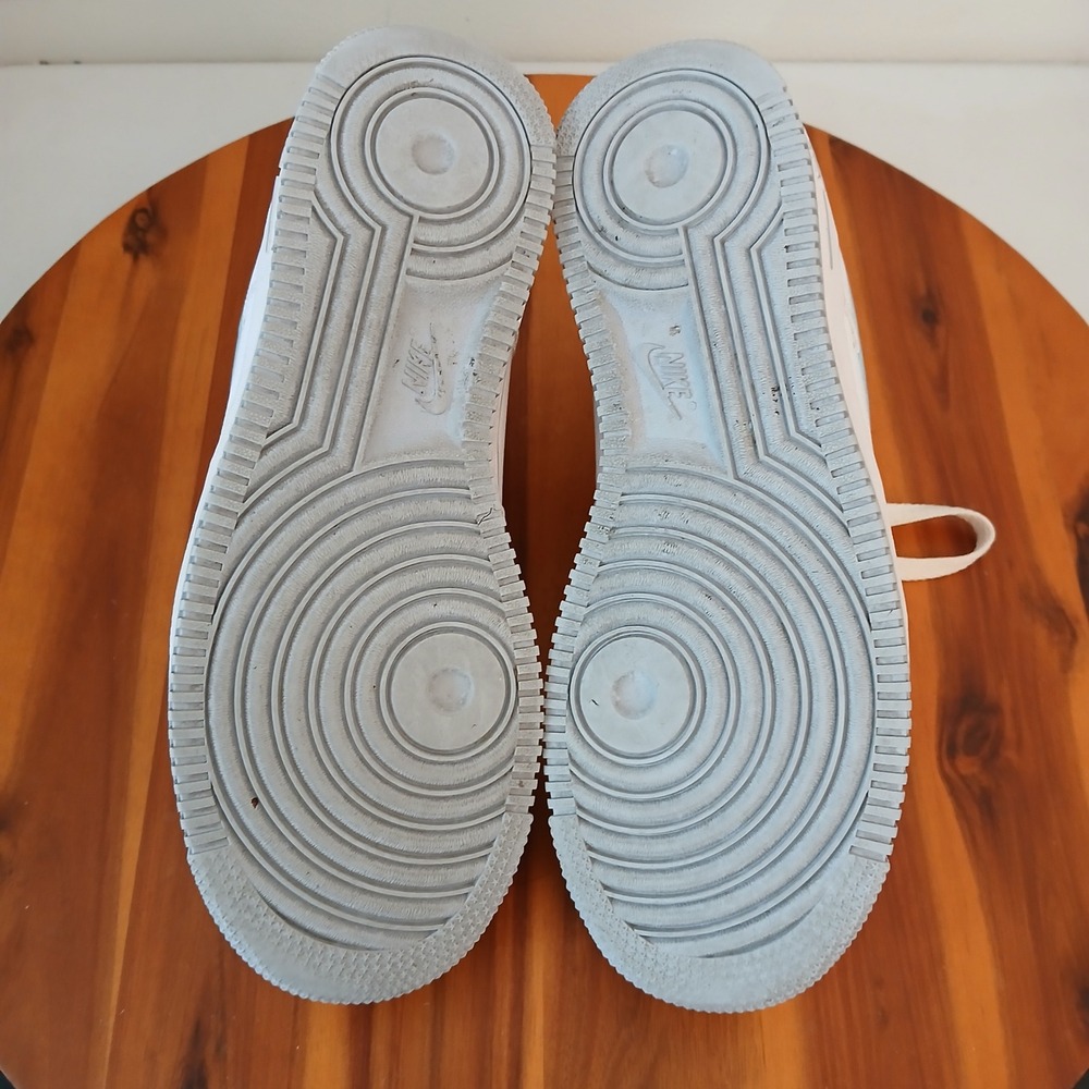 Nike Air Force 1 Low Womens 7.5 White Light Armory Blue Sneakers AH0287-104 - Picture 8 of 9